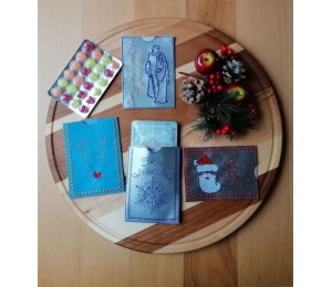 Stickserie ITH - Schokolinsen Adventskalender to go Hüllen